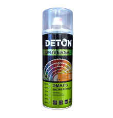 RAL 9003  DETON UNIVERSAL - Эмаль акриловая - Сигнальный белый, быстросохнущая, аэрозоль 520 мл