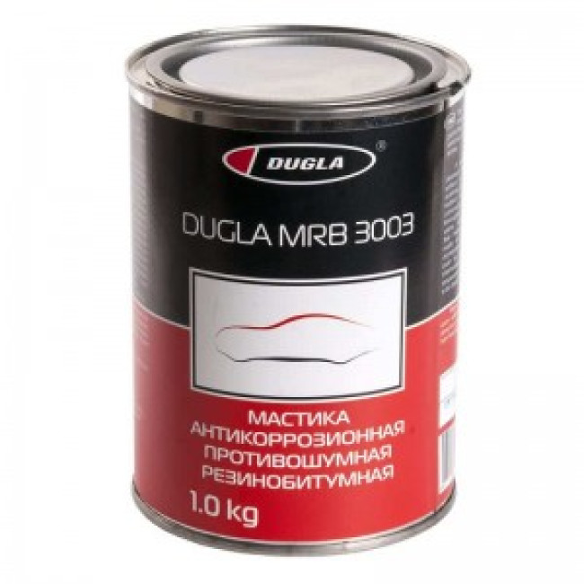 Мастика резина битумная Dugla 1кг D010101 – купить в Кант | Dugla | carpaint.kz