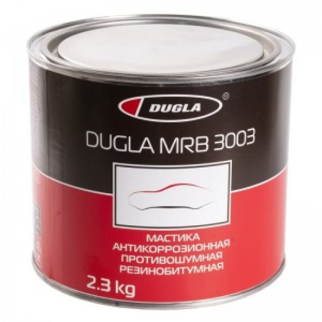 Мастика резина битумная Dugla 2,3 кг D010102 – купить в Кант | Dugla | carpaint.kz