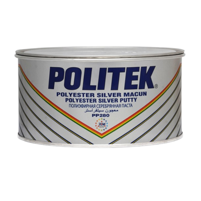 POLITEK Полиэфирная серебрянная паста 2000гр. PP 280-2000 – купить в Кант | Politek | carpaint.kz