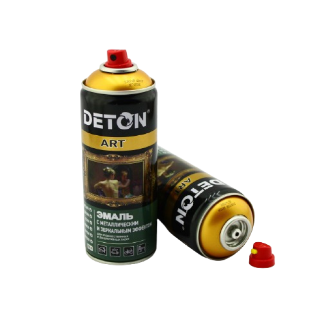 Deton DETON ART - Metallic enamel - Gold Decor - Aerosol, 520 ml DTN-A70735 – buy in Kant | carpaint.kz